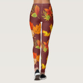 Herfst Leaf-Leggings Leggings (Achterkant)