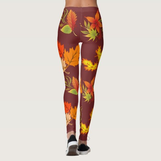 Herfst Leaf-Leggings Leggings (Achterkant)
