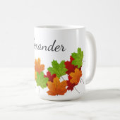 Herfst Leaf Maple Coffee Mok (Voorkant rechts)