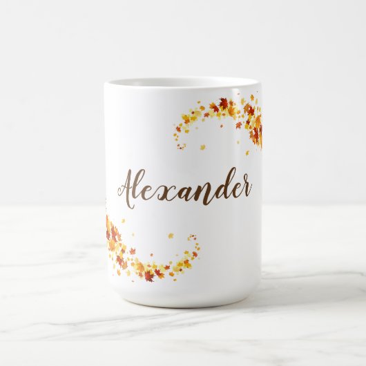 Herfst Leaf Maple Coffee Mok (Center)