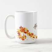 Herfst Leaf Maple Coffee Mok (Links)