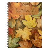 Herfst Leaf Notitieboek (Voorkant)