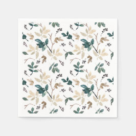 Herfst Leaf Pattern Servet