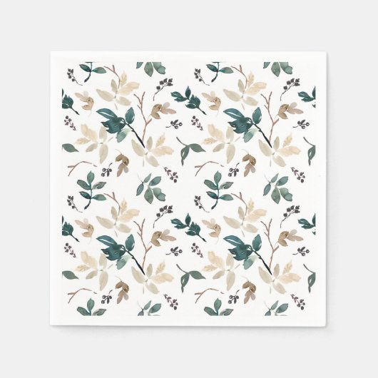 Herfst Leaf Pattern Servet (Voorkant)