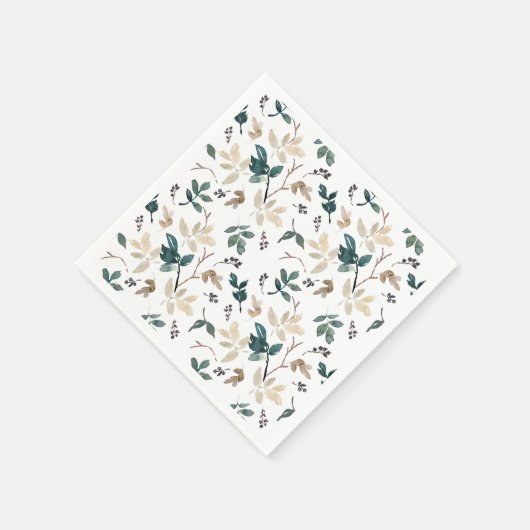 Herfst Leaf Pattern Servet (Hoek)