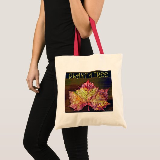 Herfst Leaf Plant A Tree Canvas tas (Voorkant (product))