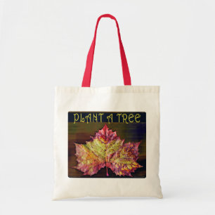 Herfst Leaf Plant A Tree Canvas tas
