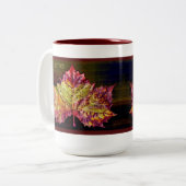 Herfst Leaf Plant A Tree Mok (Voorkant links)