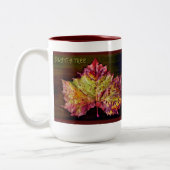 Herfst Leaf Plant A Tree Mok (Links)