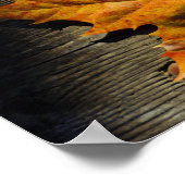 Herfst Leaf Poster (Hoek)