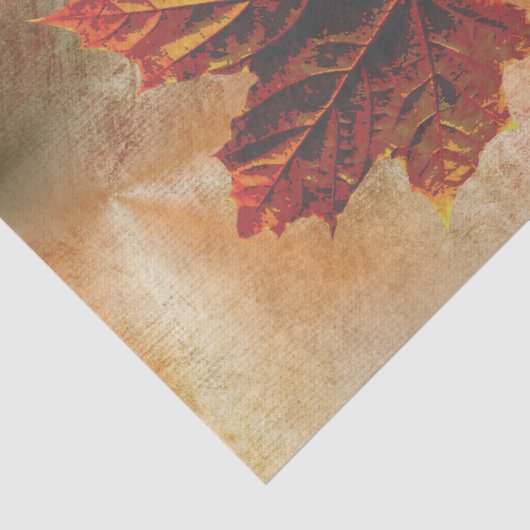 Herfst Leaf Pumpkim Wrap Decoupage Tissuepapier (Detail)