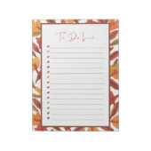 Herfst Leaf To Do List Notitieblok (Linkerzijde)
