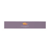 Herfst Leaf Wedding Invitation Belly Band Uitnodigingen Wikkel (Vlak)
