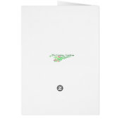 Herfst Leaf Wenskaart (Achterkant)