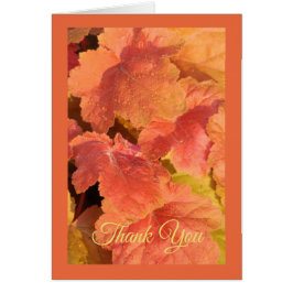 Herfst Leaf Wenskaart