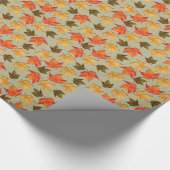 Herfst Leafs Colorful Seamless Patroon Cadeaupapier (Hoek)