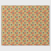 Herfst Leafs Colorful Seamless Patroon Cadeaupapier (Vlak)