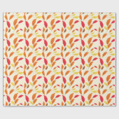 Herfst Leafs Seamless Pattern Cadeaupapier (Vlak)