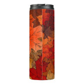 Herfst Leave Thermal Tumbler Thermosbeker (Achterkant)