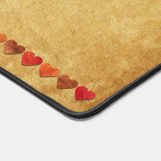 herfst leder hart oud papier bureaumat (Hoek)