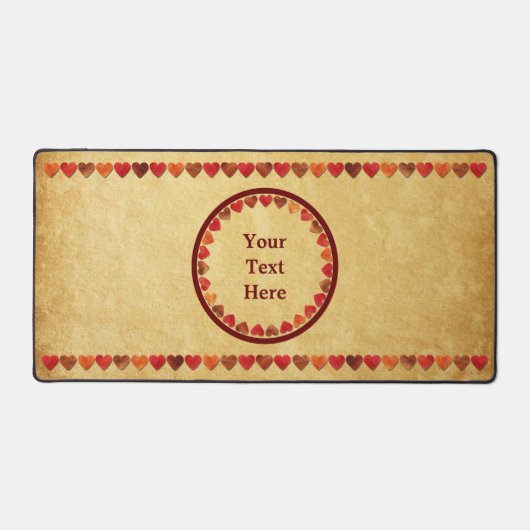 herfst leder hart oud papier bureaumat (Voorkant)