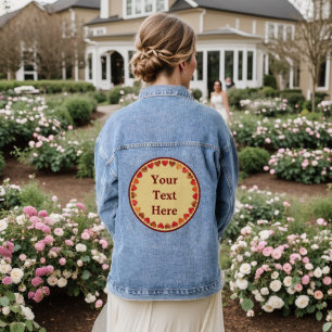 herfst leder hart oud papier denim jacket