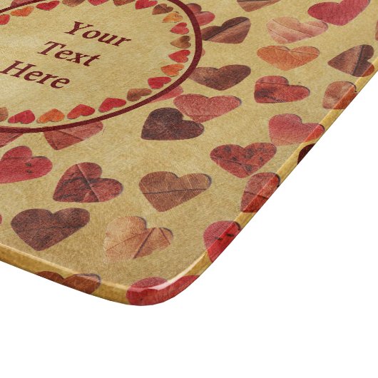 herfst leder hart oud papier snijplank (Hoek)