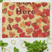 herfst leder hart oud papier theedoek (Gevouwen)