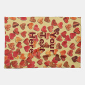 herfst leder hart oud papier theedoek (Horizontaal)