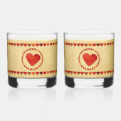 herfst leder hart oud papier whisky glas (Voorkant)