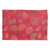 Herfst, lederen patroon kussensloop (Achterkant)