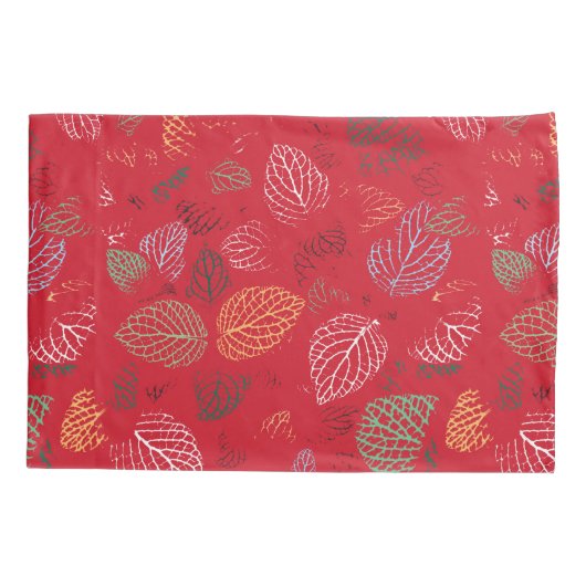 Herfst, lederen patroon kussensloop (Achterkant)