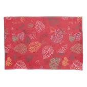 Herfst, lederen patroon kussensloop (Voorkant)