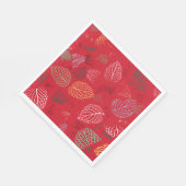 Herfst, lederen patroon servet (Hoek)