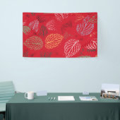 Herfst, lederen patroon spandoek (Beurs)