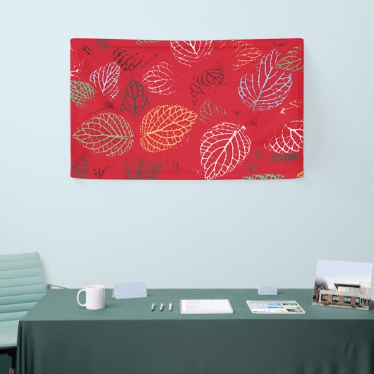 Herfst, lederen patroon spandoek (Beurs)