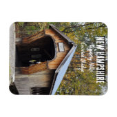 Herfst leerlooierij heuvel overdekte brug NH Magne Magneet (Horizontaal)