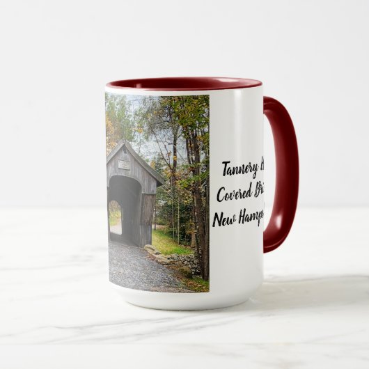 Herfst leerlooierij heuvel overdekte brug NH Mok (Voorkant rechts)