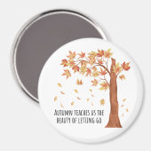 Herfst leert ons magneet - Inspirerend Herfst Quot (Voorkant / Achterkant)