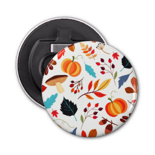 Herfst leest botopening button flesopener