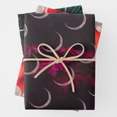 Herfst leest driedubbel papier voor het verpakken  inpakpapier vel (In situ)