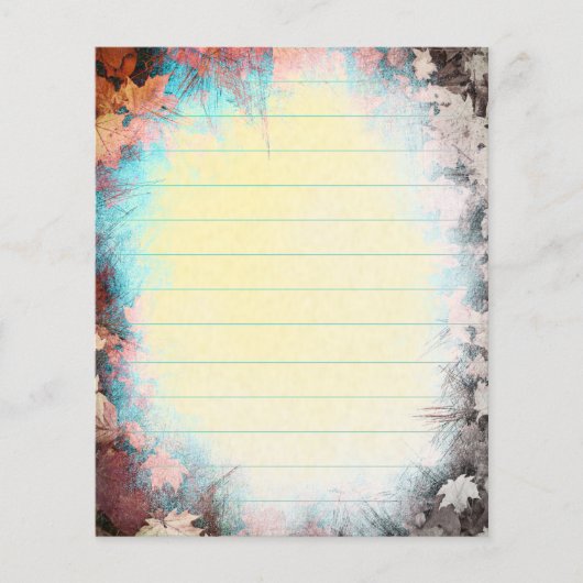 herfst legende Briefpapier (Voorkant)