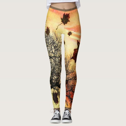 Herfst leggings (Voorkant)