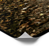 Herfst leidt naar de mist poster (Hoek)