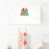 Herfst Leopard Cheetah Pumpkin Rustic Halloween da Spandoek (Insitu)
