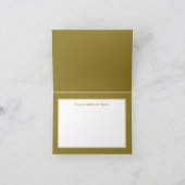 Herfst leuk Seizoensscarecrow voegt sentiment toe Feestdagen Kaart (Binnen)