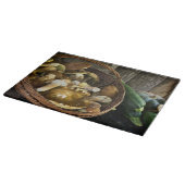 Herfst leven voedsel snijplank (Hoek)