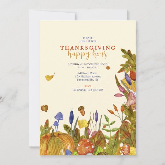 Herfst Levendigheid Kaart (Voorkant)