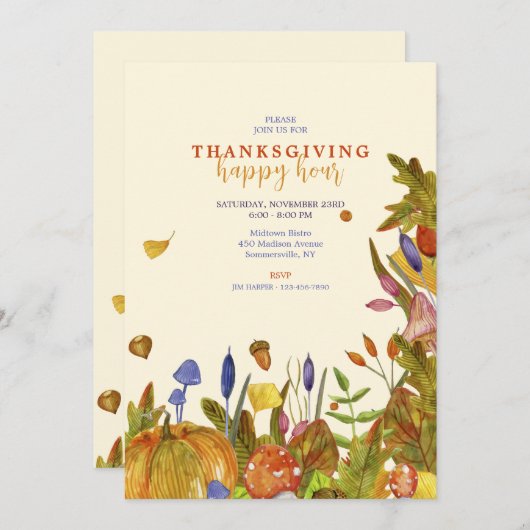 Herfst Levendigheid Kaart (Voorkant / Achterkant)