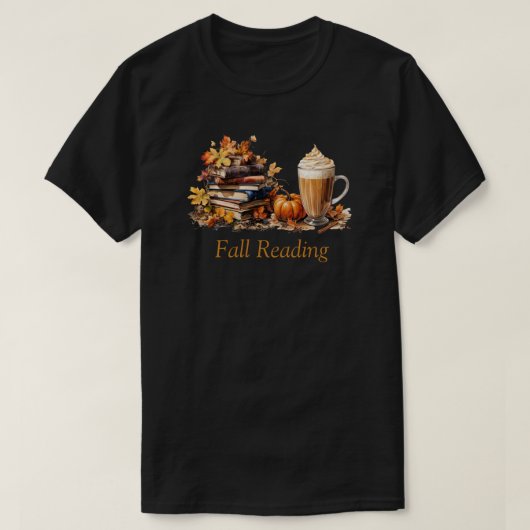 Herfst lezen T-shirt (Design voorkant)